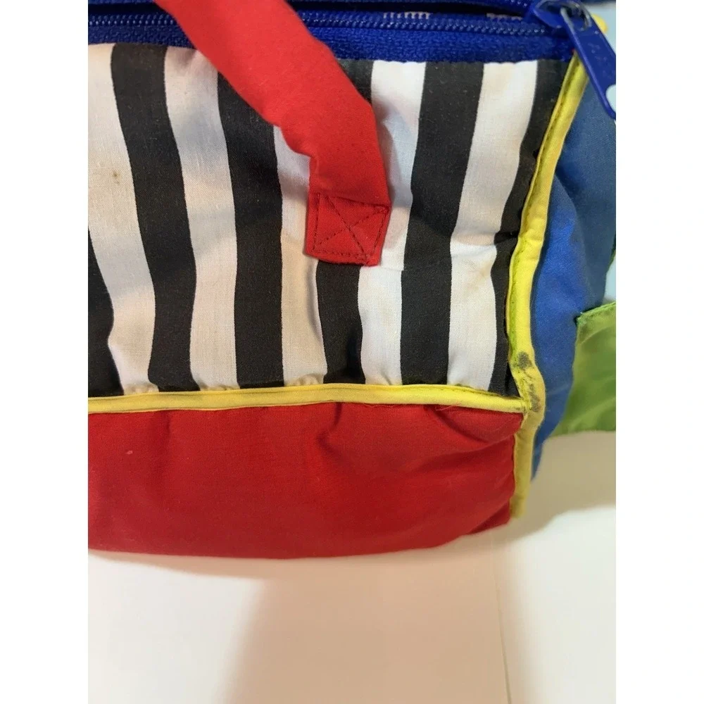 Vintage IKEA Soft Toy Barn Carrying Bag with Plush Animals Cow Pig Set Retired